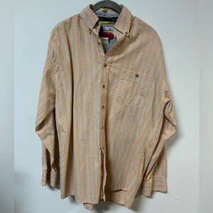 GEORGE STRAIGHT plaid button down
